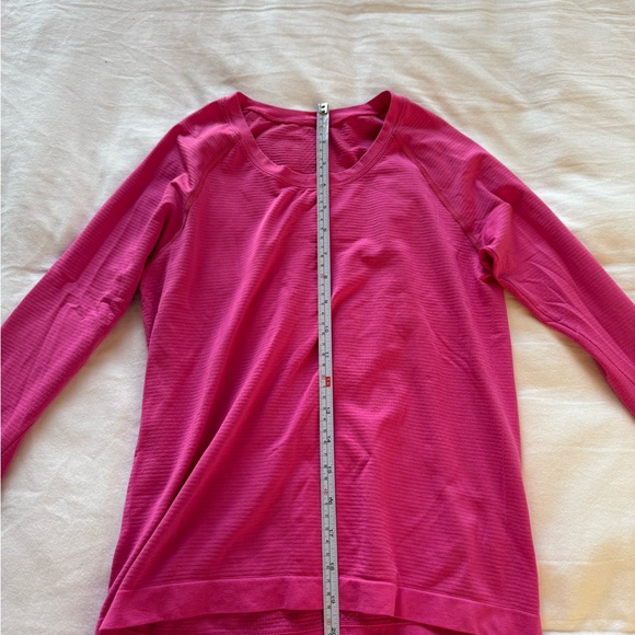 Lululemon Pink Long Sleeve Top *waist length* - Picture 4 of 5